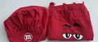 M&M's Red Character Apron & Chef Hat Set – Pre-Owned