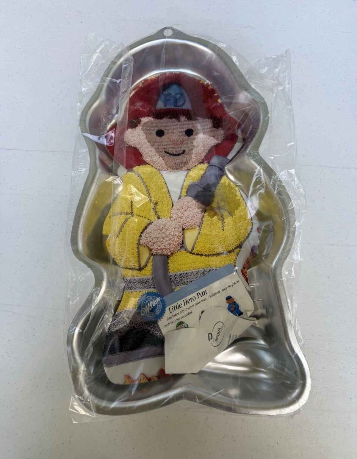 Molde para pastel Wilton Little Hero 2105-2077 Bombero 2003 Nuevo
