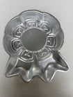 MOLDE DE ALUMINIO PARA PASTELES VTG WILTON FORMA DE CINTA DE PREMIO AZUL NOVEDAD GANADOR 1979