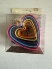 Chloe's Kitchen Heart-Shaped Cookie Cutter Set – Set of 5