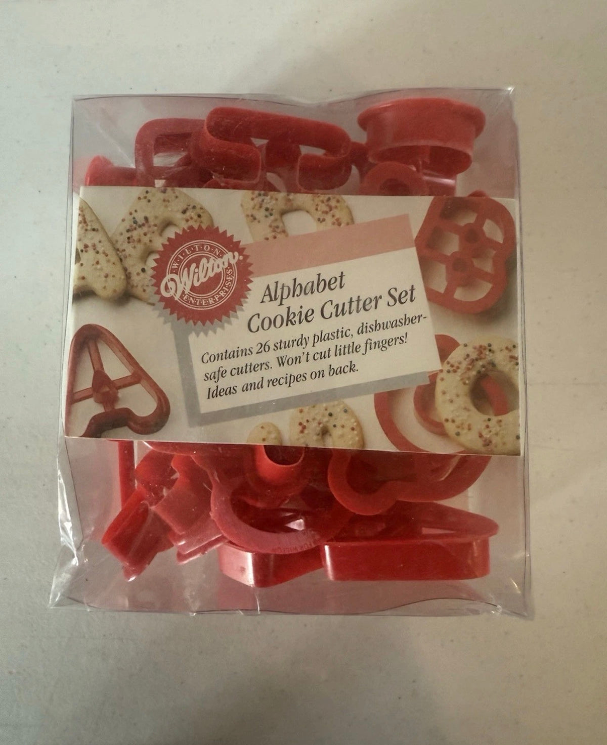 Conjunto de Cortadores de Biscoito Alfabeto 26 Letras ABC