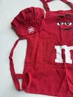 M&M's Red Character Apron & Chef Hat Set – Pre-Owned
