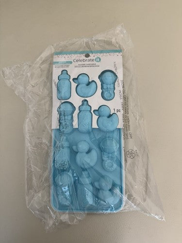 Rattle, Bottle & Duck Silicone Candy Mold by Celebrate It
