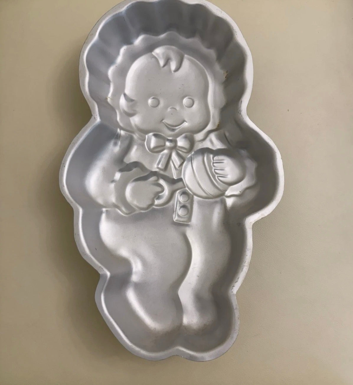 Wilton 1994 Lindo Molde para Pastel Bebé Vintage Baby Shower Bautizo