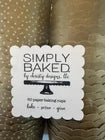 Simply Baked 50pcs Cupcake Wrappers for Wedding – Paper Baking Cups Gold