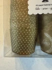 Simply Baked 50pcs Cupcake Wrappers for Wedding – Paper Baking Cups Gold