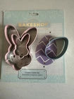 The Bakeshop Easter Cookie Cutters - Bunny Faces & Egg