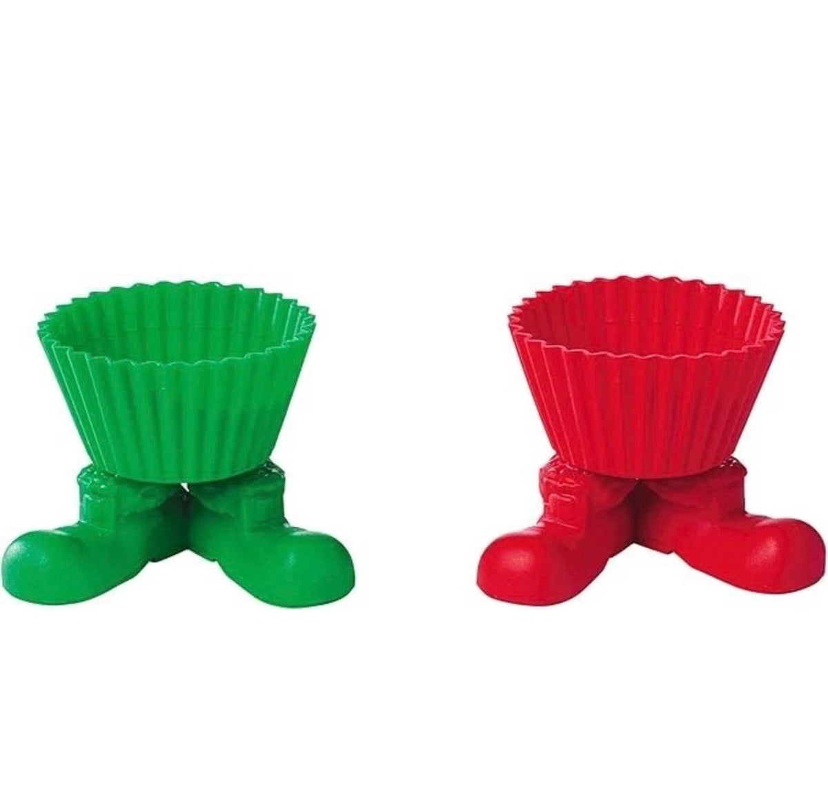 ¡Santa Pies-divertidos! 4 moldes de silicona para hornear ¡Realza tus cupcakes navideños con más color y diversión!