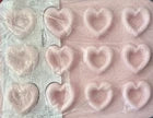 Forma de Silicone Estruturado Trudeau® Corações Rosa para Rosquinhas – 12 Unidades