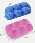 Molde de silicona extragrande para huevos de Pascua – Set de 2 piezas
