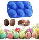 Molde de silicona extragrande para huevos de Pascua – Set de 2 piezas
