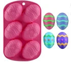 Molde de silicona extragrande para huevos de Pascua – Set de 2 piezas