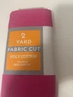 Tela de algodón y poliéster Shason Textile – Corte de 2 yardas, 44” de ancho – Rosa magenta