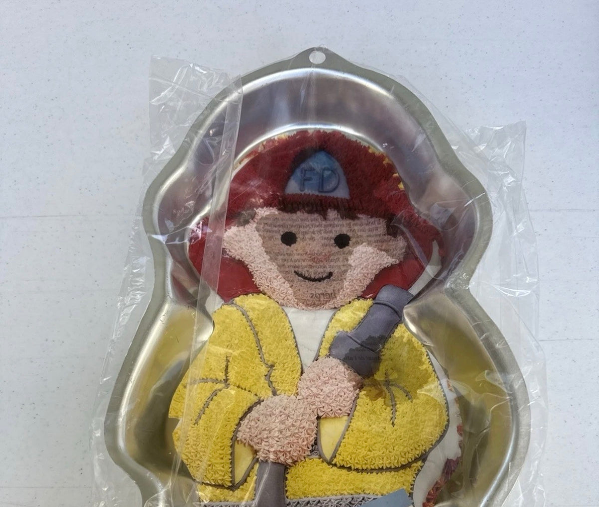 Molde para pastel Wilton Little Hero 2105-2077 Bombero 2003 Nuevo