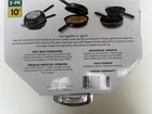 Cuisinart Conjunto para Fritada 10" com 2 Peças Cerâmica Antiaderente Encaixáveis NOVO