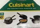 Cuisinart Conjunto para Fritada 10" com 2 Peças Cerâmica Antiaderente Encaixáveis NOVO