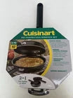 Cuisinart Conjunto para Fritada 10" com 2 Peças Cerâmica Antiaderente Encaixáveis NOVO