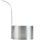 8" Funnel Cake Mold Ring with Base Plate, 8 Inches, Stainless Steel