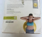 Gaiam Total Balance Ball 55cm – Yellow | Stability & Core Training