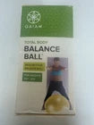 Gaiam Total Balance Ball 55cm – Yellow | Stability & Core Training