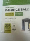 Gaiam Total Balance Ball 55cm – Yellow | Stability & Core Training