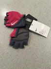 Nike Women's Essential Fitness Gloves – Size Large, Rush Pink