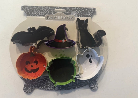 Bakeshop by MasterClass® Halloween Cookie Cutter Set – 6 Pieces