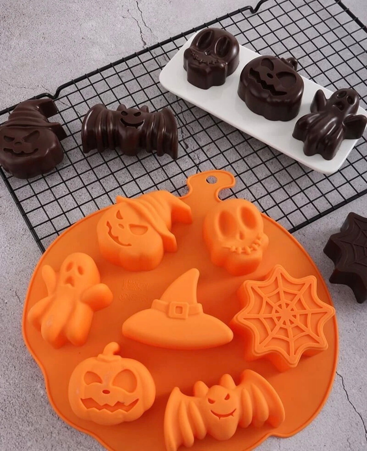 Forma de silicone para assar - Halloween