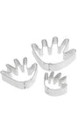 Mrs. Anderson's Hand Shapes Cookie Cutter Set – 3 Size Cutters in Metal Tin