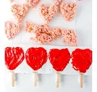 Large Heart Popsicle Silicone Mold – Set of 2 with Sticks