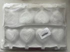 Large Heart Popsicle Silicone Mold – Set of 2 with Sticks