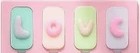 Love Popsicle Silicone Mold – 4 Cavity Valentine's Day Mold