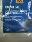 Spenco RX Plantar Fascia Sleeve – Black/Gray, Unisex Size L/XL, 1 Pair