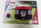 Coleman® Foldable Portable Pet Playpen – Indoor & Outdoor Use with Carrying Bag