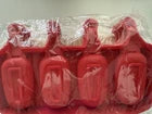 Red Popsicle Silicone Mold – 4 Cavity Split Fade Pattern (2-Pack)