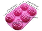 Molde de Silicona con Forma de Rosa – Pasteles, Chocolate, Dulces y Más