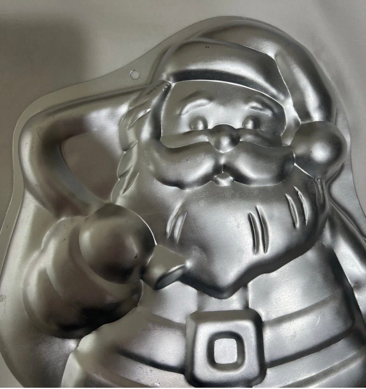 Molde para pastel Wilton 2105-9338 Tesoros de Papá Noel 1993, diseño de Papá Noel, descatalogado, Navidad