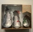 Meri Meri® Snowman Cookie Cutters – Set of 3 Metal Cutters