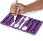 Compartilhar Forma de Silicone para Doces em Formato de Colher Wilton, Cor Roxa