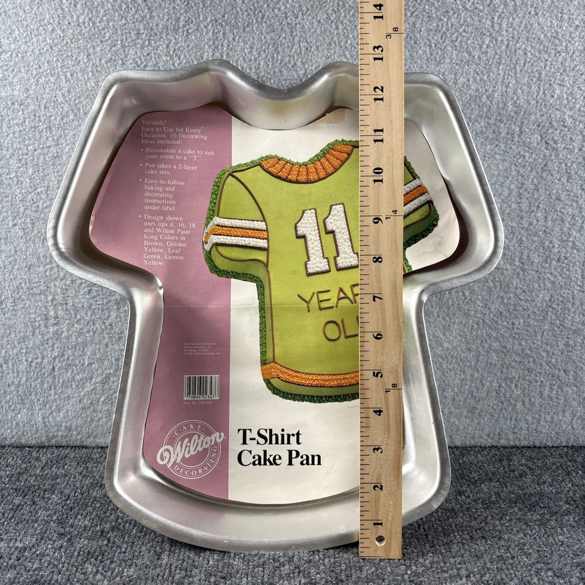 NOVA Forma de Bolo de Camiseta Vintage Wilton – Alumínio – 1999