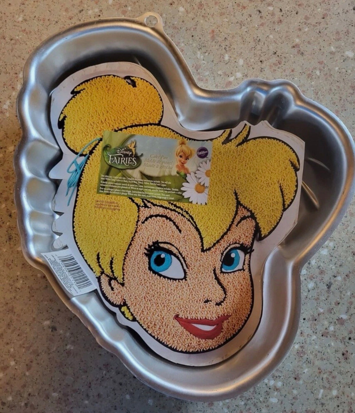 Wilton® Disney Tinker Bell Cake Pan – Vintage Aluminum (1990s) with Instructions