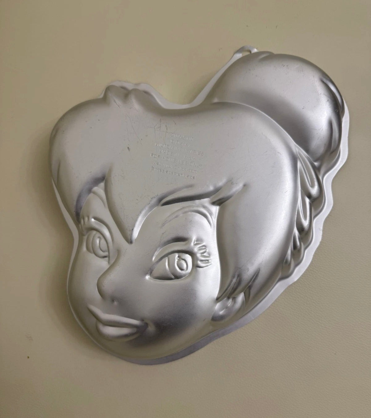 Wilton® Disney Tinker Bell Cake Pan – Vintage Aluminum (1990s) with Instructions