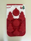 Celebrate It® Christmas Tree Ornaments Silicone Cakelet Mold – 6 Cavities