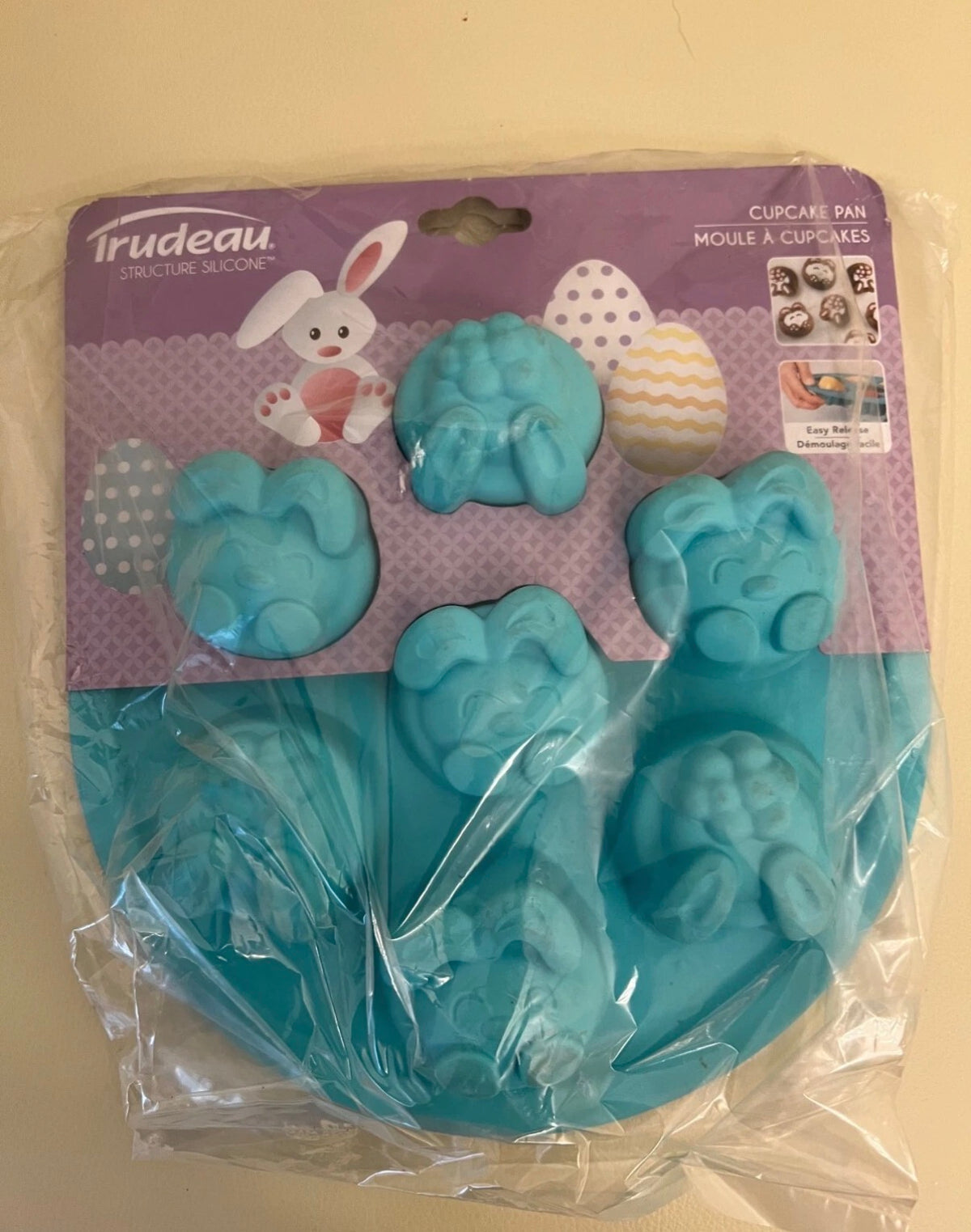 Trudeau® Structure Silicone Easter Bunny Cupcake – BPA Free