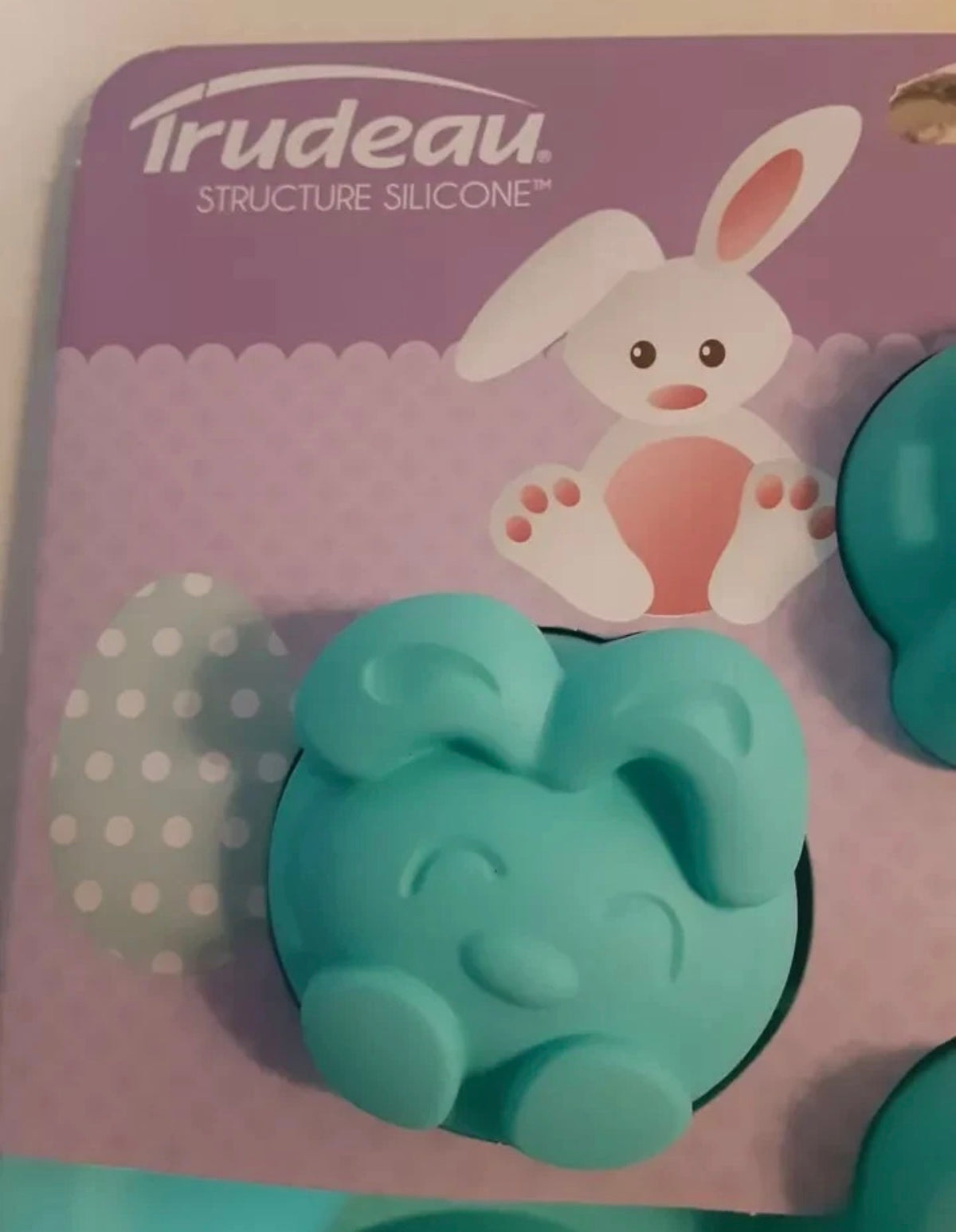 Trudeau® Structure Silicone Easter Bunny Cupcake – BPA Free