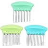 Crinkle Cutters Set of 3 Stainless Steel Fruit/Vegetable Slicers NEW