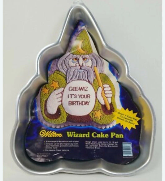 Wilton® Magic Wizard Cake Pan – Vintage Aluminum (Model 2105-2633, 1984)