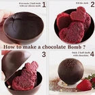 Fat Daddio's Silicone 6-Cavity Chocolate Bomb Mold SMF-002