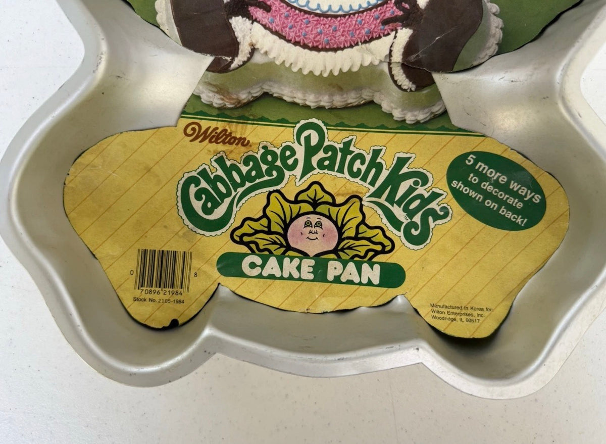 Wilton® Cabbage Patch Kids Cake Pan – Vintage Aluminum (1984, #2105-1984, New)