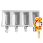 Sprinkle Cylinder Silicone Mold – 4 Cavity Popsicle & Candy Mold